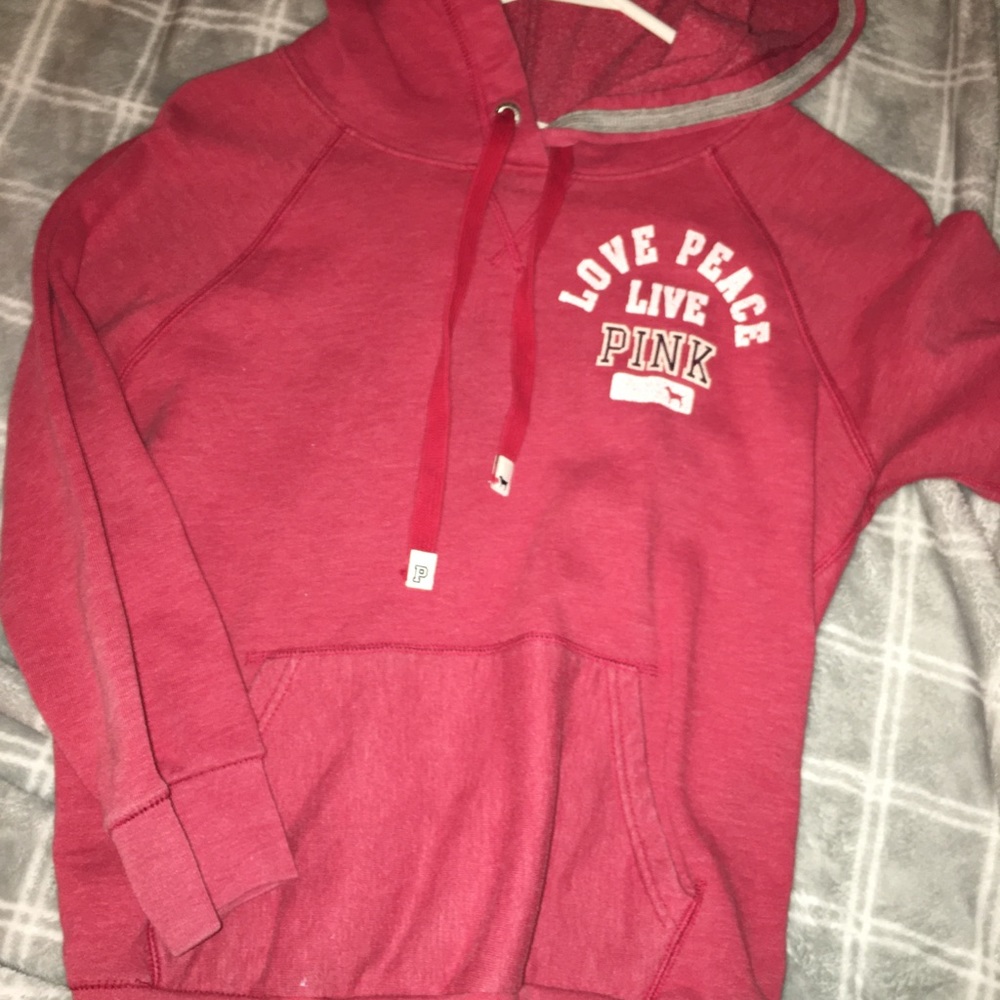 Pink hoodie
